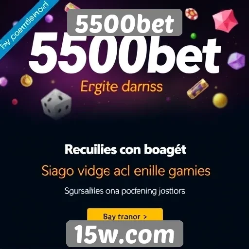 Ofertas de jogos disponíveis na plataforma 5500bet