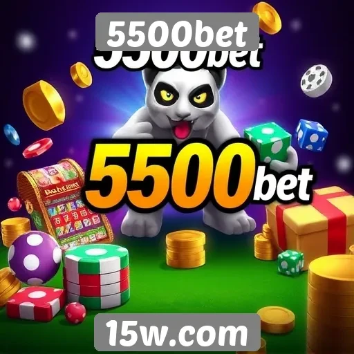 Variedade de jogos disponíveis na 5500bet